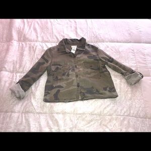 Camo Button Down Flannel